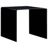 Image de vidaXL Table basse Noir 50x50x45 cm Verre trempé284723