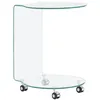 Image de vidaXL Table basse 45x40x58 cm Verre trempé284725