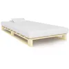 Image de vidaXL Cadre de lit de palette sans matelas 90x200 cm bois pin massif285234