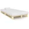 Image de vidaXL Cadre de lit de palette sans matelas bois pin massif 120x200 cm285236