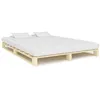 Image de vidaXL Cadre de lit de palette sans matelas 140x200 cm bois massif pin