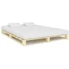 Image de vidaXL Cadre de lit de palette sans matelas 200x200 cm bois massif pin285240
