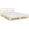 Image de vidaXL Cadre de lit de palette sans matelas bois massif pin 180x200 cm285246