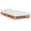 Image de vidaXL Cadre de lit de palette sans matelas 100x200cm bois massif285263