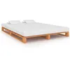 Image de vidaXL Cadre de lit de palette sans matelas 160x200cm bois massif285266