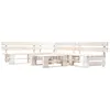 Image de vidaXL Salon de jardin palette 4 pcs Bois Blanc277387