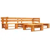 Image de vidaXL Canapés de jardin palette 4 pcs Bois Marron miel277457