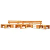 Image de vidaXL Canapés de jardin palette 6 pcs bois marron miel