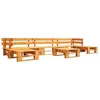 Image de vidaXL Canapés de jardin palette 6 pcs Bois Marron miel277465