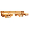 Image de Vidaxl CanapÃ©s De Jardin Palette 6 Pcs Bois Marron Miel
