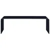 Image de Table basse Noir 98 x 45 x 31 cm Verre trempÃ© - vidaXL