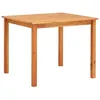 Image de Vidaxl Table De Jardin 88x88x74 Cm Bois D'acacia Massif