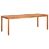 Image de vidaXL Table de jardin 215x90x74 cm Bois d'acacia massif45963