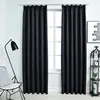 Image de vidaXL Vidaxl Rideaux Occultants Avec Crochets 2 Pcs Noir 140x175 Cm