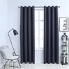 Image de vidaXL Rideaux occultants avec anneaux Métal 2pcs Anthracite 140x225cm134419