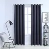 Image de Vidaxl Rideaux Occultants Avec Anneaux MÃ£Â©Tal 2pcs Anthracite 140x225cm