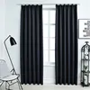 Image de vidaXL Rideaux occultants avec crochets 2 pcs Anthracite 140x225 cm