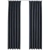 Image de vidaXL Vidaxl Rideaux Occultants Avec Crochets 2 Pcs Anthracite 140x175 Cm