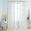 Image de vidaXL Rideaux occultants avec crochets 2 pcs Blanc cassé 140x175 cm