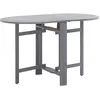 Image de vidaXL Vidaxl Table De Jardin Gris 120x70x74 Cm Bois D'acacia Massif