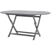 Image de vidaXL Vidaxl Table Pliable De Jardin 160 X 85 X 75 Cm Bois D'acacia Massif
