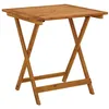 Image de vidaXL Table pliable de jardin 70x70x75 cm Bois d'acacia massif46348