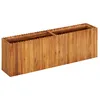 Image de Vidaxl Lit SurÃ©levÃ© De Jardin 150x30x50 Cm Bois Massif D'acacia