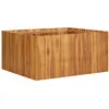 Image de vidaXL vidaXL Lit surélevé de jardin 100x100x50 cm Bois massif d'acacia