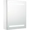 Image de vidaXL Armoire De Salle De Bain À Miroir Led 50x13,5x60 Cm Vidaxl Vidaxl