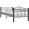 Image de vidaXL Cadre de lit de repos sans matelas Noir Métal 90x200cm286135