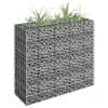 Image de vidaXL Lit surélevé à gabion Acier galvanisé 90x30x90 cm