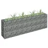 Image de vidaXL Lit surélevé à gabion Acier galvanisé 180x30x60 cm145634