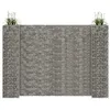 Image de vidaXL Jardinière à gabion en H Fil d'acier 260x40x200 cm 145665