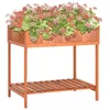 Image de vidaXL Jardinière à herbes 80x60x80 cm Bois de sapin massif170882