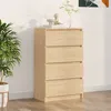 Image de vidaXL Buffet Chêne sonoma 60x35x98,5 cm Bois d'ingénierie800534