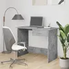 Image de vidaXL Bureau Gris béton 100x50x76 cm Bois d’ingénierie800553