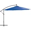 Image de vidaXL Vidaxl Parasol Déporté Avec Mât En Aluminium 350 Cm Bleu