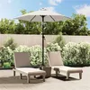 Image de vidaXL Parasol Blanc sable 200x224 cm Aluminium47204