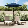 Image de vidaXL Parasol Bleu 200x224 cm Aluminium47211