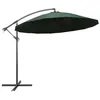 Image de vidaXL Parasol suspendu Vert 3 m Aluminium