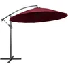 Image de vidaXL Vidaxl Parasol Suspendu Bordeaux 3 M Mât En Aluminium