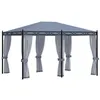 Image de vidaXL Tonnelle avec moustiquaire 3x4 m Anthracite Acier