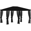 Image de vidaXL Vidaxl Tonnelle Avec Moustiquaire 3x4 M Anthracite Acier