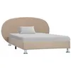 Image de vidaXL Cadre de lit sans matelas cappuccino similicuir 100x200 cm285421