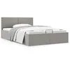 Image de vidaXL Cadre de lit à rangement hydraulique sans matelas 140x200 cm