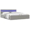 Image de vidaXL Cadre de lit à rangement hydraulique sans matelas 180x200 cm