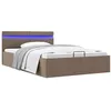 Image de vidaXL Cadre de lit à rangement hydraulique sans matelas 140x200 cm