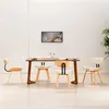 Image de vidaXL Chaises à manger lot de 4 crème bois courbé et similicuir278720