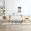 Image de vidaXL Chaises à manger lot de 2 crème bois courbé et similicuir278730