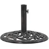 Image de Vidaxl Socle De Parasol Bronze 12 Kg 48 Cm Fonte